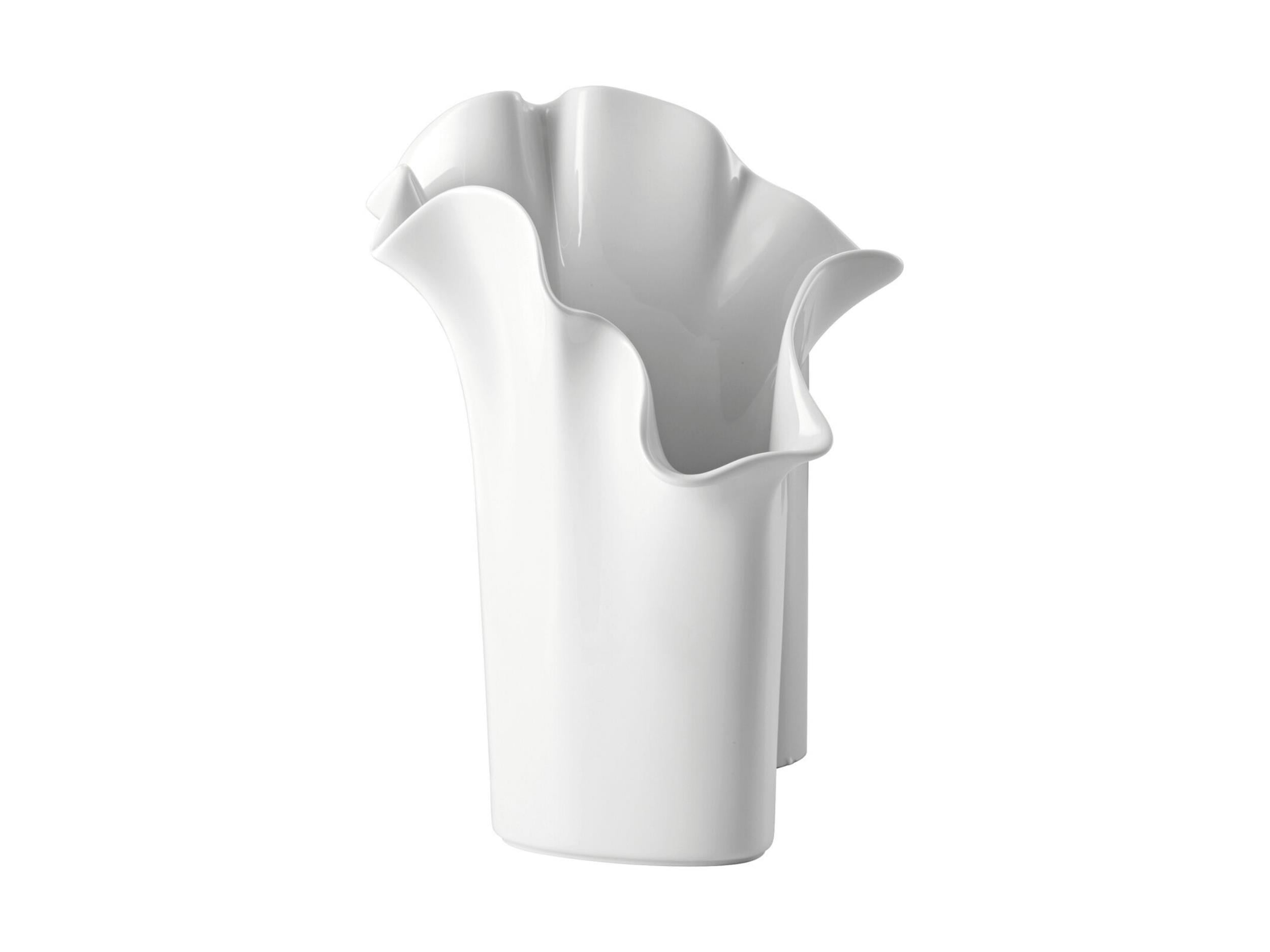 Rosenthal Asym Whıte Vazo 30 Cm Rosenthal Asym Whıte Vazo 30 Cm