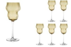 Mikasa Moor Vintage Flame 6lı Kırmızı Şarap Kadehi 410ml P391 119956