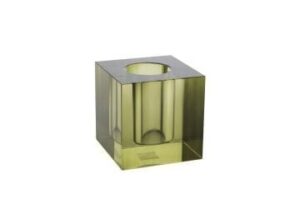 Mikasa Moor Yeşil Kristal Küp Vazo 10cm P214.131408