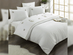 Zebra Casa Merida Saten Nevresim Tkm Bej