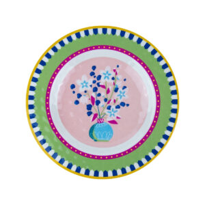 Bacı Mılano Mamma Mıa 6’lı Vazo Desenli Tabak 21,5 Cm