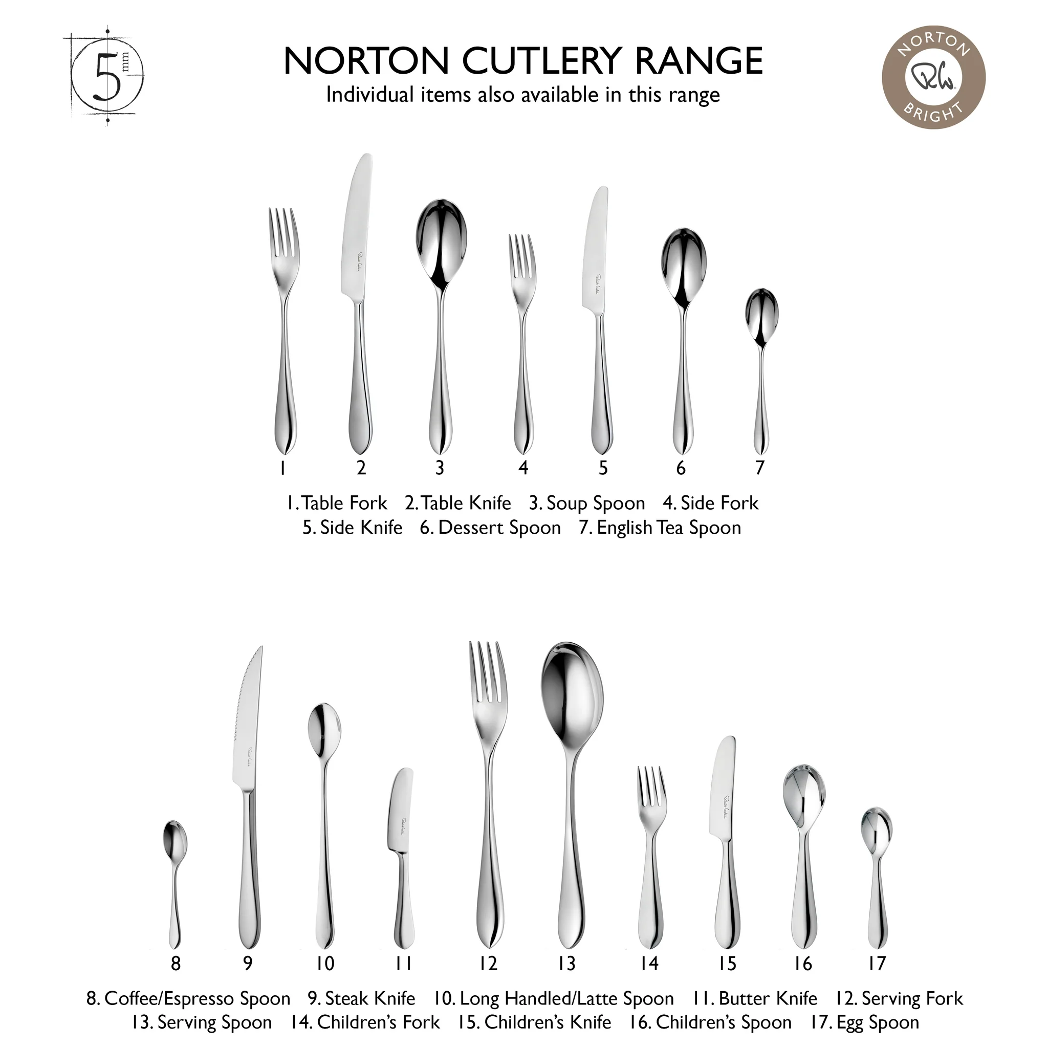 Robert Welch Norton 84 parça çatal bıçak seti, Robert Welch - Bursa