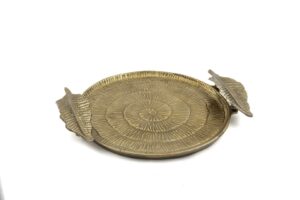Mikasa Moor Antik Gold Yaprak Kulplu Tepsi 42x35x6cm P248.127906