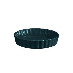 Emile Henry Tart Börek Fırın Kabı Yuvarlak 24,5 Cm 250 Ml Mavi Blue Flame