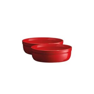 Emile Henry Creme Brulee Kasesi 2’li Set Kırmızı/Burgundy