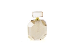 Mikasa Moor Şampanya Mat Çizgili Kristal Parfüm Şişesi 10x15cm P214.131231