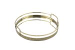 MİKASA MOOR ANTİK GOLD AYNALI YUVARLAK TEPSİ 39X8 CM